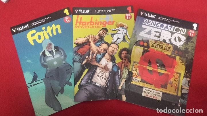 C&oacute;mics: VALIANT LOTE NUMEROS 1 - GENERATION ZERO - HARBINGER RENEGADE - FAITH - Foto 1