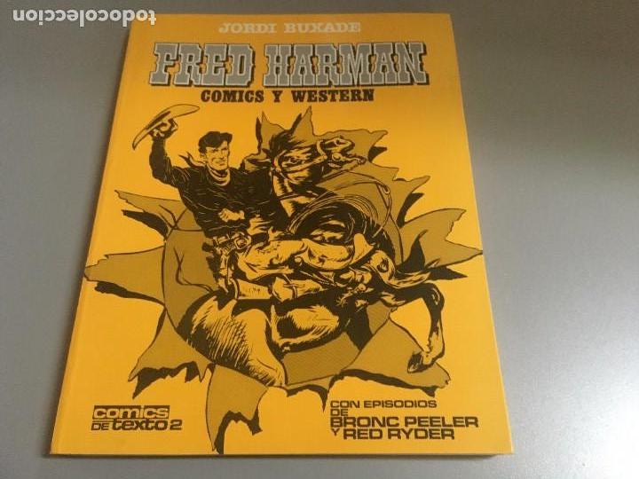 C&oacute;mics: FRED HARMAN, C&oacute;mics y Western - JORDI BUXADE - Comics de Texto 2 (TOUTAIN 1982) - Foto 1