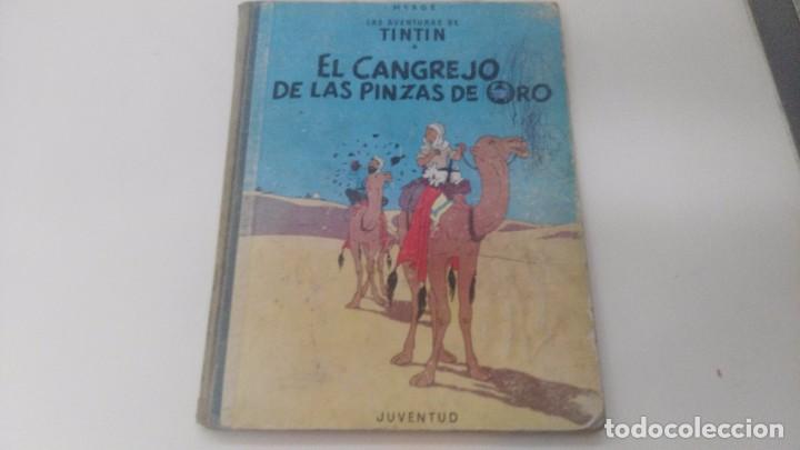 C&oacute;mics: tinten  1&ordf; ediccion  el cangrejo de las pinzas de oro - Foto 1