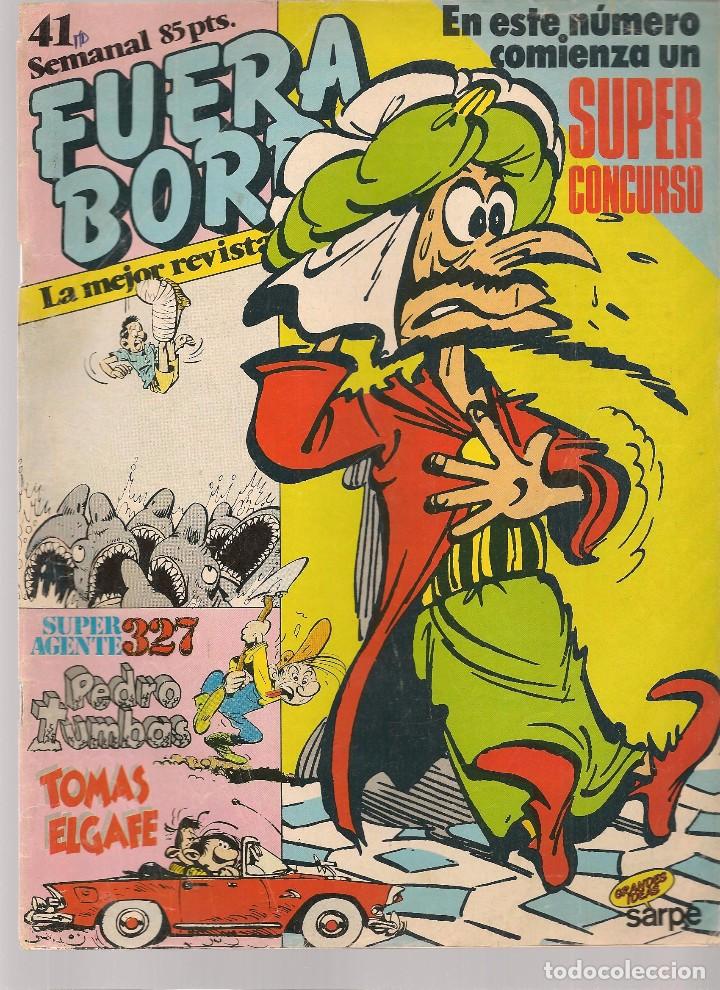 Comics: FUERA BORDA. N&ordm; 41. CON POSTER CENTRAL. SARPE. (RF.MA)C/15