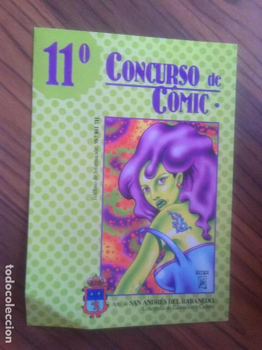 Comics: BASES DEL CONCURSO 11 CONCURSO DE COMIC. SAN ANDR&Eacute;S DEL RABANEDO. BUEN ESTADO. RARO