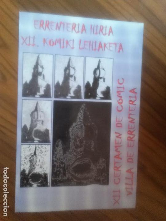 Comics: BASES DEL VI CERTAMEN DE XII CERTAMEN DE COMIC VILLA DE ERRENTERIA. BUEN ESTADO. RARO