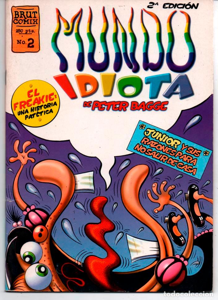 C&oacute;mics: MUNDO IDIOTA N&ordm; 2 DE PETER BAGGE. BRUT COMIX. - Foto 1