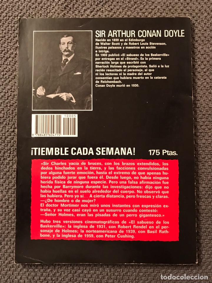 C&oacute;mics: EL SABUESO DE LOS BASKERVILLE. No.5 (a.1983) - Foto 2