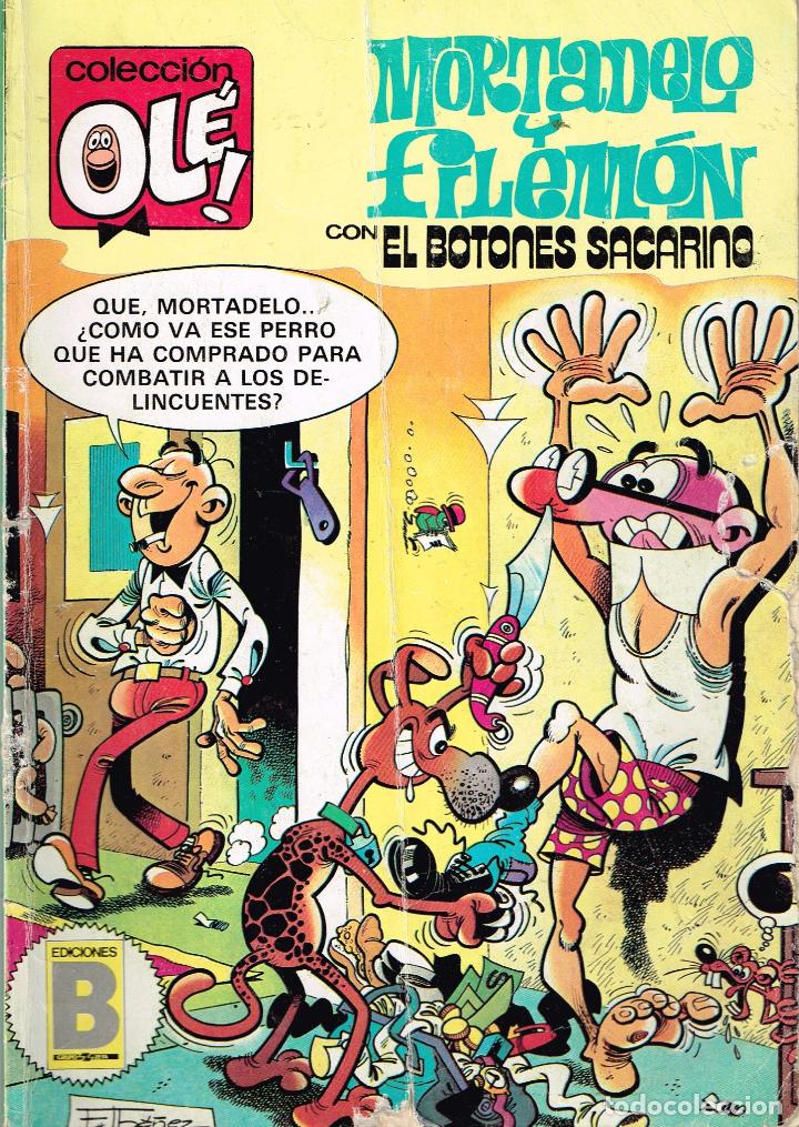 C&oacute;mics: Mortadelo y Filem&oacute;n con el Botones Sacarino.ediciones B. - Foto 1