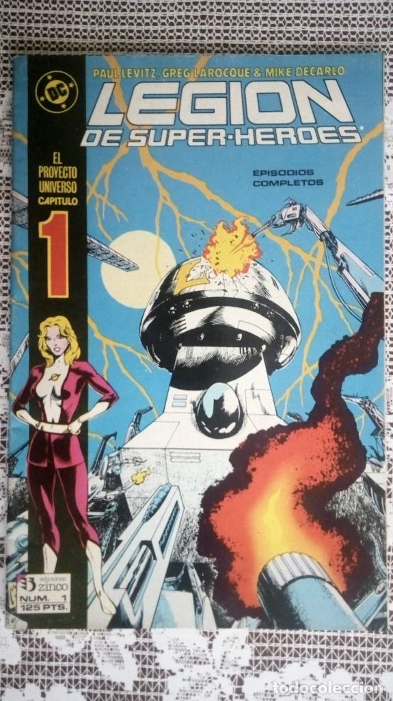 C&oacute;mics: LEGION DE SUPERHEROES N&ordm; 1 - EDICIONES ZINCO - Foto 1