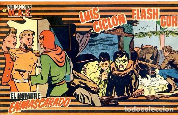 C&oacute;mics: COMIC EDICIONES M.A.S N&ordm; 9 EL HOMBRE ENMASCARADO/FLASH GORDON/ LUIS CICLON - Foto 1