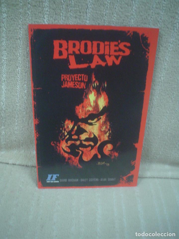 C&oacute;mics: BRODIE&acute;S LAW: PROYECTO JAMESON - DAVID BIRCHAM - DALEY OSIVEMI - ALAN GRANT