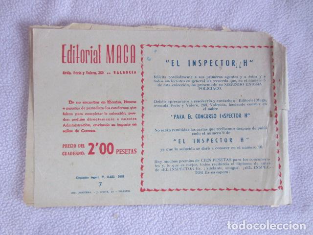 C&oacute;mics: INSPECTOR H - ELHOMBRE QUE NO EXISTI&Oacute; - Foto 5