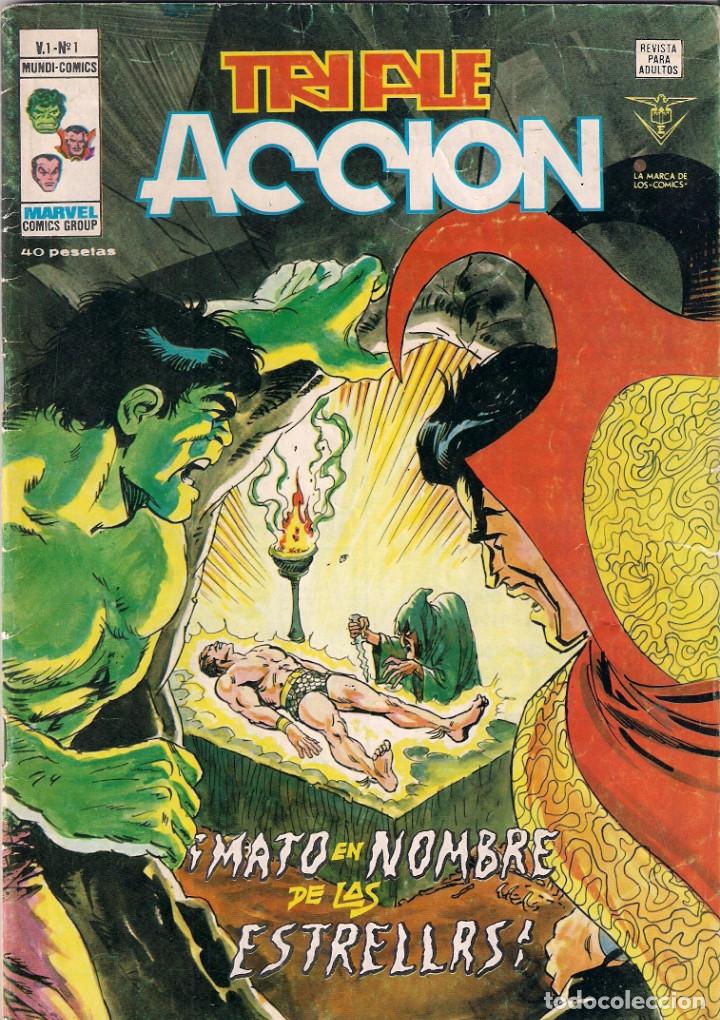 C&oacute;mics: Triple Acci&oacute;n. V&eacute;rtice. Completa 1 al 23 - Foto 1