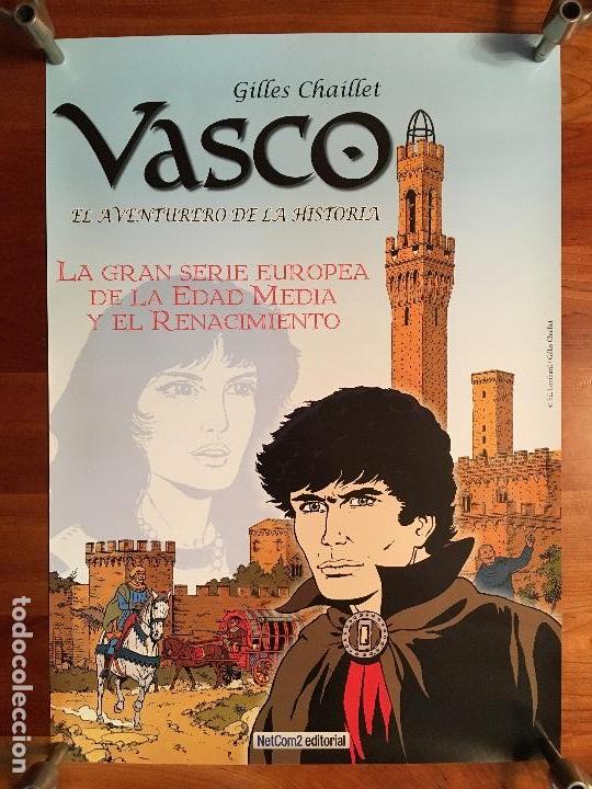 C&oacute;mics: VASCO. CARTEL PUBLICITARIO. GILLES CHAILLET. NETCOM2. - Foto 1