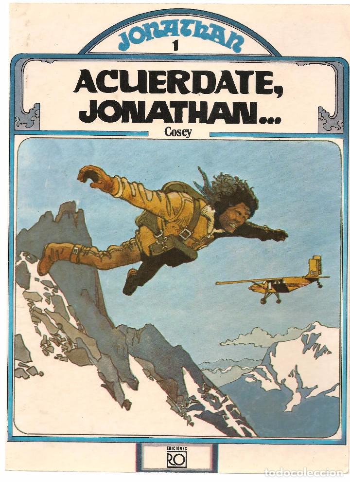 C&oacute;mics: JONATHAN . N&ordm; 1. ACUERDATE, JONATHAN ..,. COSEY. EDICIONES RO. (ST/A01B) - Foto 1