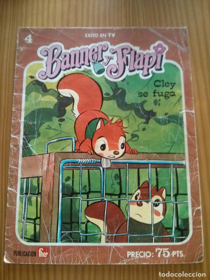 C&oacute;mics: C&Oacute;MIC BANNER Y FLAPI N&deg;4 CLEY SE FUGA FHER 1979 USADO - Foto 1