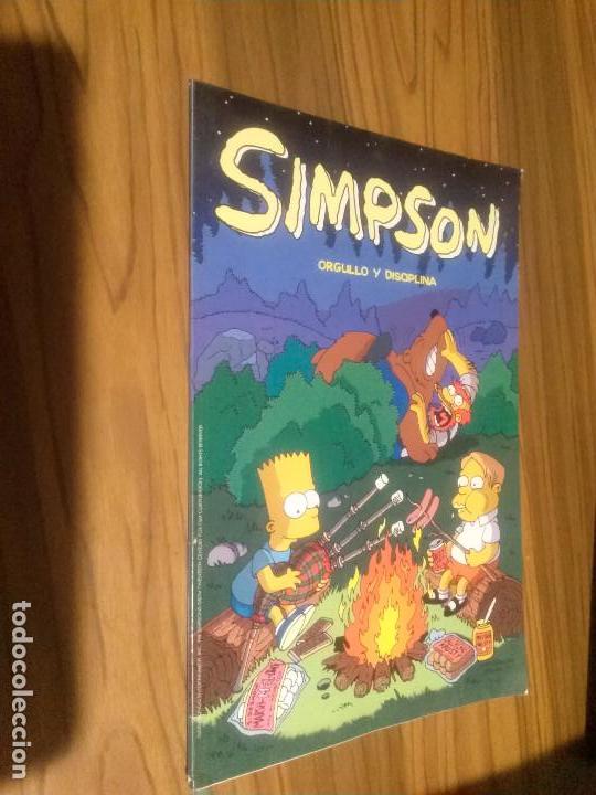 C&oacute;mics: SIMPSON. ORGULLO Y DISCIPLINA. LOMO. R&Uacute;STICA. BUEN ESTADO - Foto 1