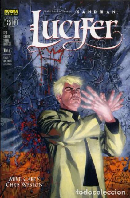 C&oacute;mics: LUCIFER - SEIS CARTAS SOBRE LA MESA - COLECCION COMPLETA 2 N&Uacute;MEROS - NORMA - Foto 1