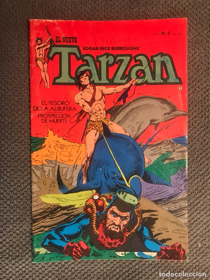 C&oacute;mics: TARZAN. Vol.1 No.4 Edgar Rice Burroughs (a.1979) - Foto 1