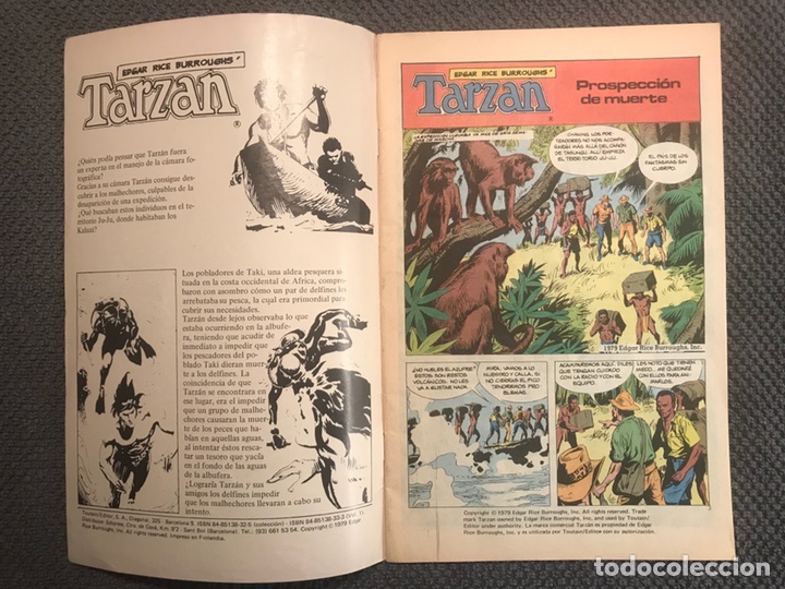 C&oacute;mics: TARZAN. Vol.1 No.4 Edgar Rice Burroughs (a.1979) - Foto 2