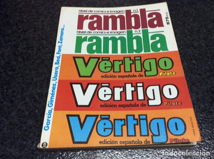 C&oacute;mics: TOMO RAMBLA + VERTIGO - CONTIENE 5 COMICS - Foto 1