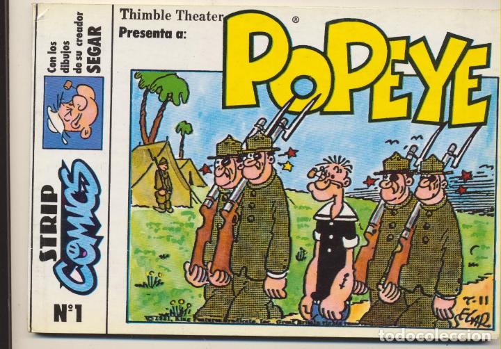 C&oacute;mics: Strip Comics. Popeye n&ordm;  1. Ediciones Eseuve. - Foto 1