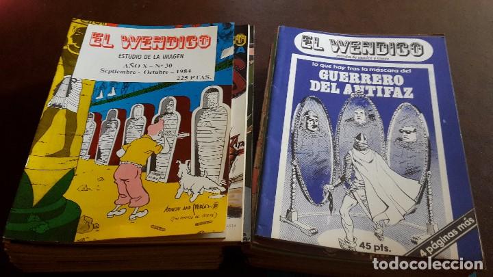 C&oacute;mics: El Wendigo. Lote con con los n&uacute;meros del 5 al 60 - Foto 1