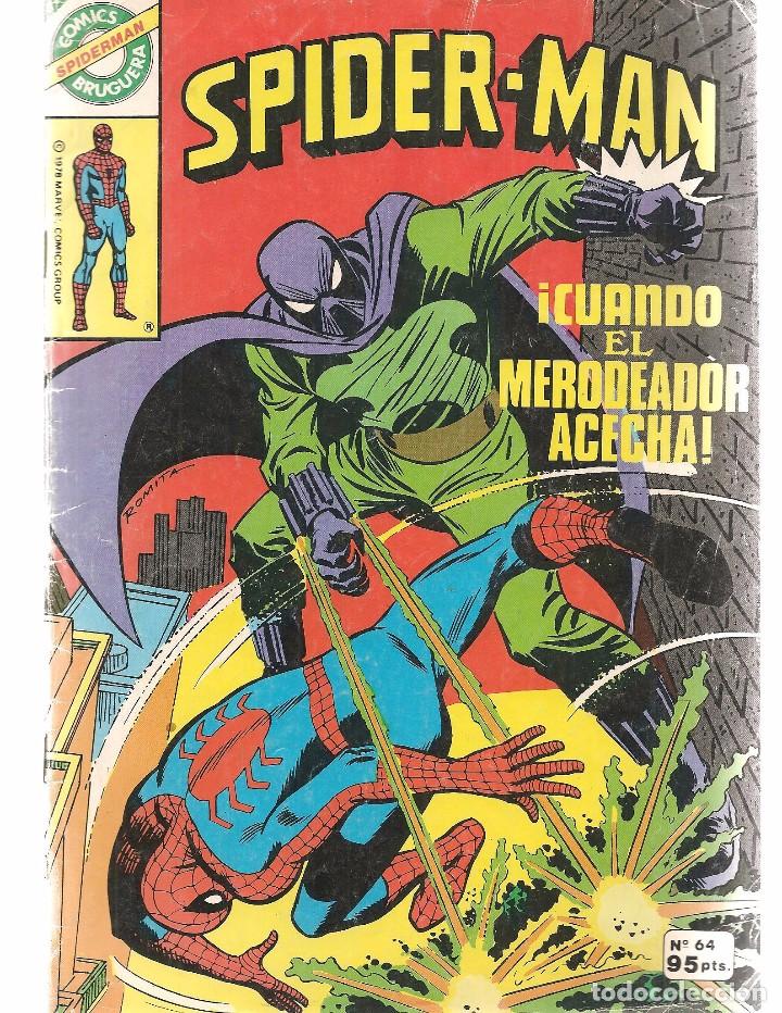 C&oacute;mics: SPIDERMAN. N&ordm; 64. COMICS BRUGUERAS. 1977.  (C/A32) - Foto 1