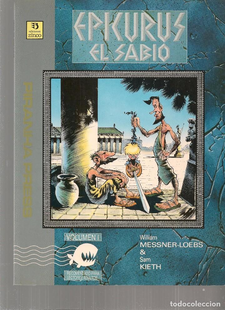 C&oacute;mics: EPICURUS, EL SABIO. N&ordm; 1. EDICIONES ZINCO, (C/A32) - Foto 1