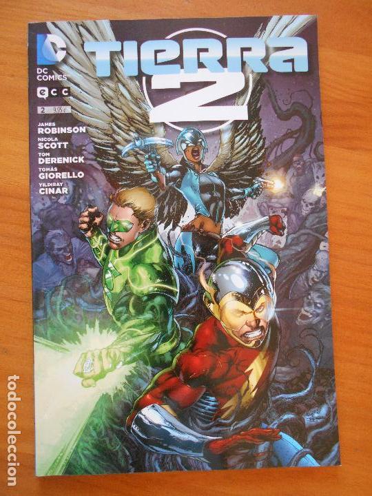 C&oacute;mics: TIERRA 2 - N&ordm; 2 - JAMES ROBINSON - ECC - DC COMICS (8D) - Foto 1