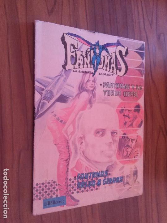 C&oacute;mics: FANTOMAS. FANTOMAS Y LA TORRE EIFFEL. R&Uacute;STICA. PORTADA DEGASTADA. RARO - Foto 1