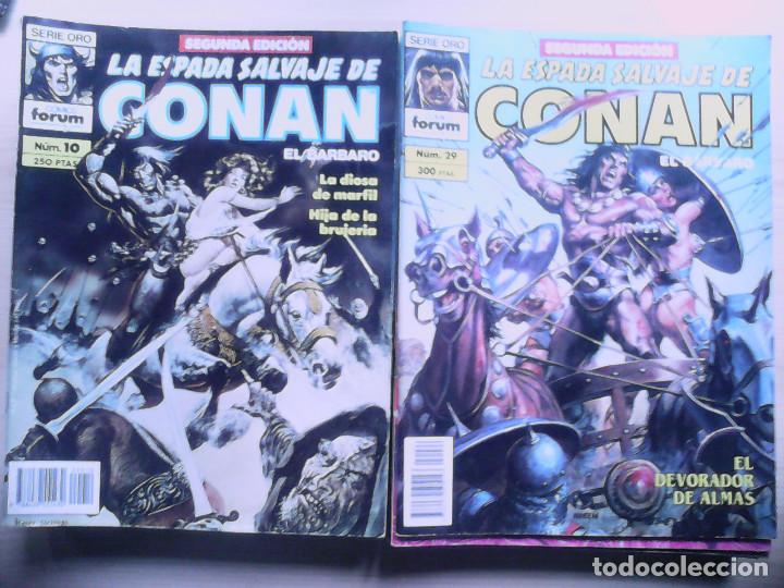 C&oacute;mics: La Espada Salvaje de Conan. Lote. 2&ordf; edici&oacute;n. Ver n&uacute;meros - Foto 1