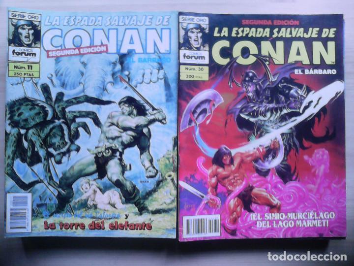 C&oacute;mics: La Espada Salvaje de Conan. Lote. 2&ordf; edici&oacute;n. Ver n&uacute;meros - Foto 2