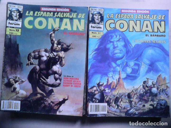 C&oacute;mics: La Espada Salvaje de Conan. Lote. 2&ordf; edici&oacute;n. Ver n&uacute;meros - Foto 3
