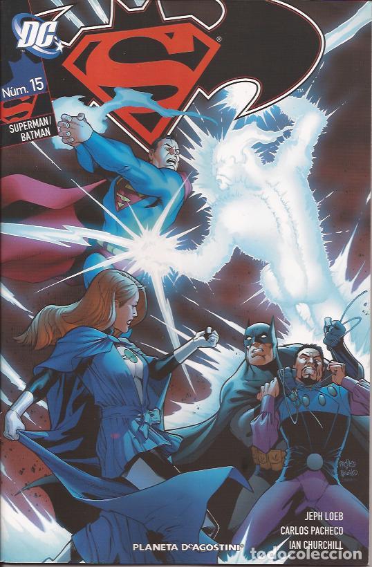 C&oacute;mics: COMIC-SUPERMAN/BATMAN N&ordm; 15 LOEB PACHECO DC COMICS PLANETA - Foto 1