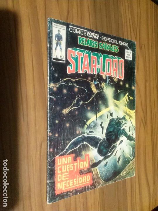 Comics: RELATOS SALVAJES V 1. 61. STAR-LORD. V&Eacute;RTICE. GRAPA. R&Uacute;STICA. BUEN ESTADO caj. 91
