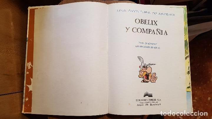 C&oacute;mics: ASTERIX OBELIX Y COMPA&Ntilde;IA ED. JUNIOR. TAPA DURA (1976) - Foto 3
