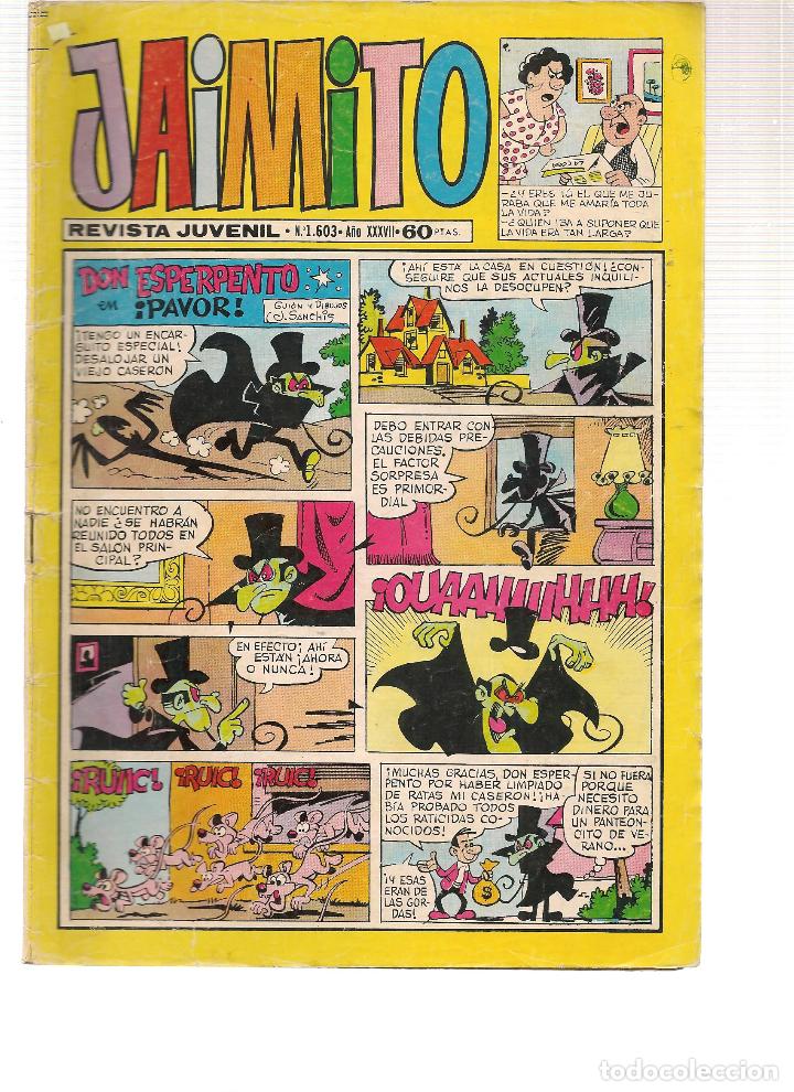 C&oacute;mics: JAIMITO. N&ordm; 1603. VALENCIANA 1982. (C/A60) - Foto 1