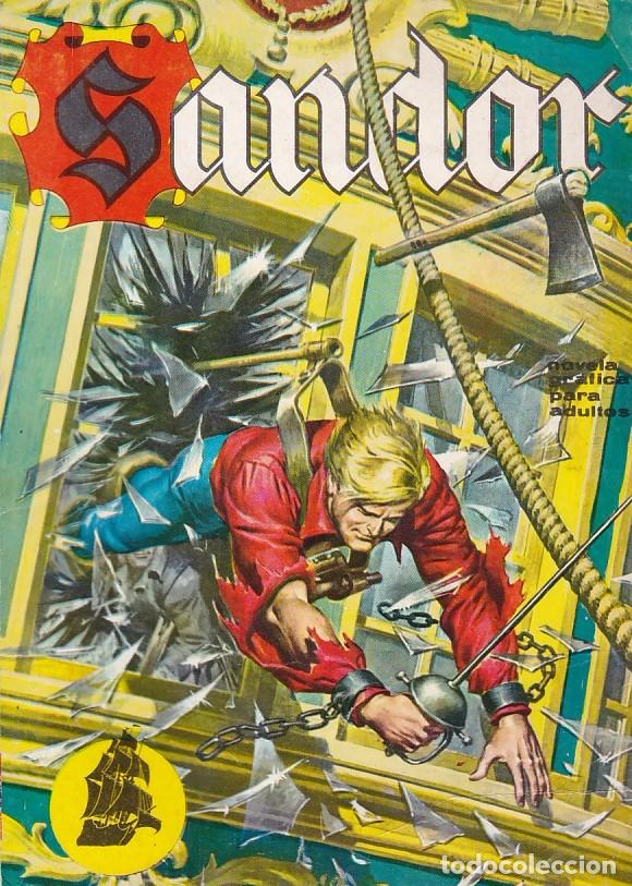 C&oacute;mics: SANDOR - N&ordm; 2 - EL NUEVO CAPITAN - EDICIONES BOIXHER 1970 - Foto 1