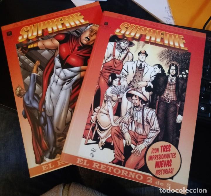 C&oacute;mics: SUPREME DE ALAN MOORE (PACK 2 N&Uacute;MEROS) N&ordm; 1 Y 2 (RECERCA) - Foto 1