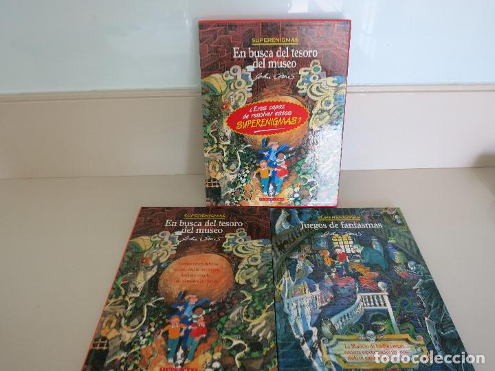 C&oacute;mics: SUPERENIGMAS TIMUN MAS EN BUSCA TESORO DEL MUSEO JUEGOS DE FANTASMAS CAJA CONTENEDORA