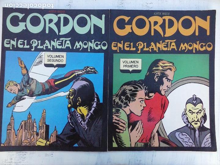 C&oacute;mics: GORDON EN EL PLANETA MONGO 1 Y 2 COMPLETA - AUSTIN BRIGGS - EDICIONES B.O. 1978 - Foto 1