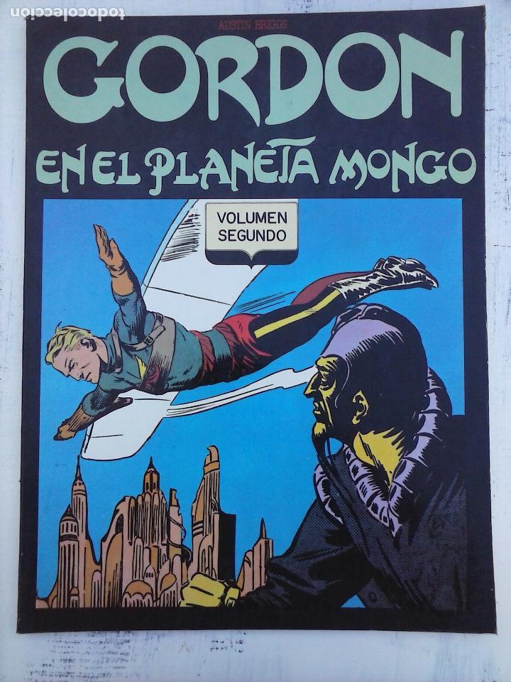 C&oacute;mics: GORDON EN EL PLANETA MONGO 1 Y 2 COMPLETA - AUSTIN BRIGGS - EDICIONES B.O. 1978 - Foto 3