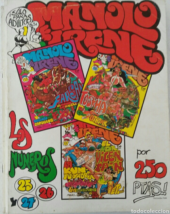 C&oacute;mics: Manolo e Irene nos. 25, 26 y 27 - Foto 1