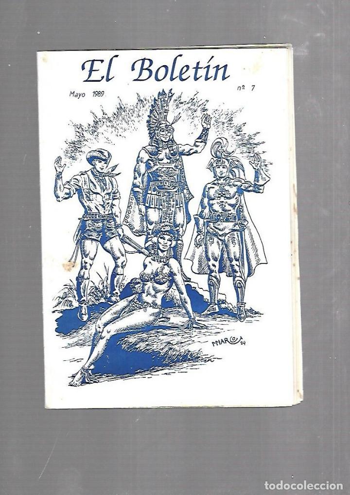 Comics : EL BOLETIN. N&ordm; 7. MAYO 1989. TEBEO. ILUSTRADO.