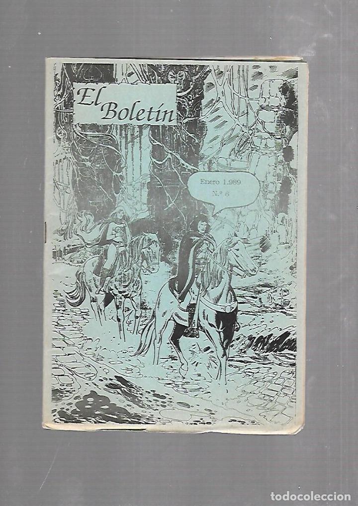 Comics : EL BOLETIN. N&ordm; 6. ENERO 1989. TEBEO. ILUSTRADO.