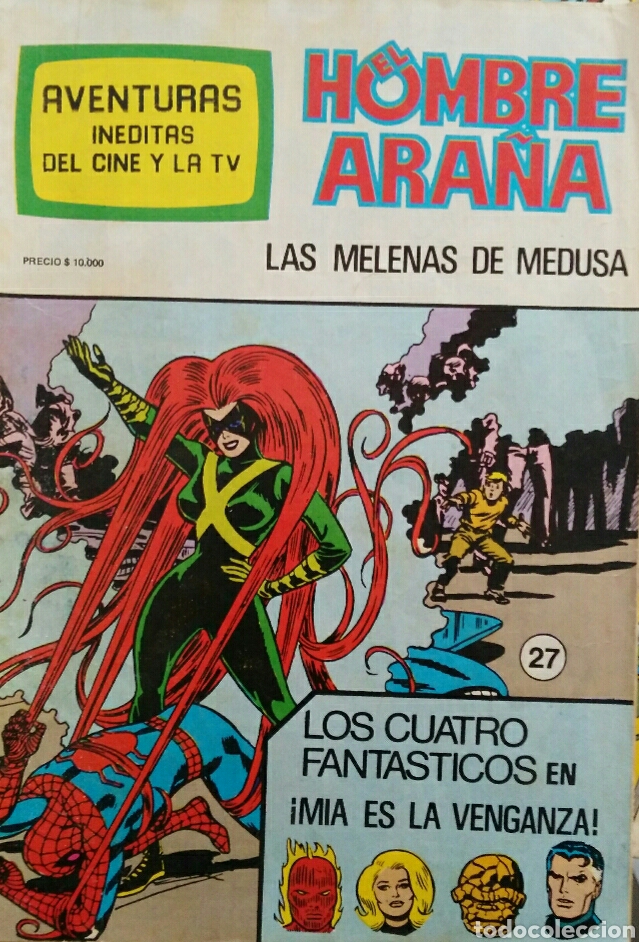 Comics: El hombre ara&ntilde;a Las melenas de medusa (Spiderman) Aventuras in&eacute;ditas del cine y la televisi&oacute;n