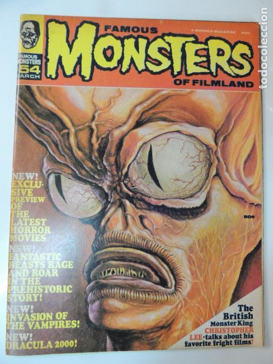 C&oacute;mics: monsters of filmland n&ordm; 54 ed. 1969 - comic original en ingles - lon chaney sr behind the ape ball