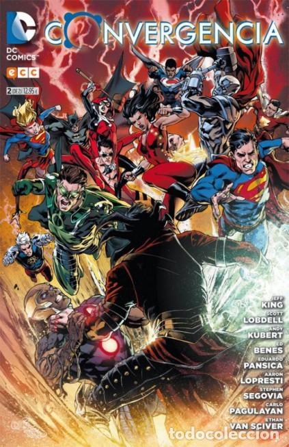 C&oacute;mics: CONVERGENCIA COMPLETA 1 Y 2 - ECC - IMPECABLE - Foto 2