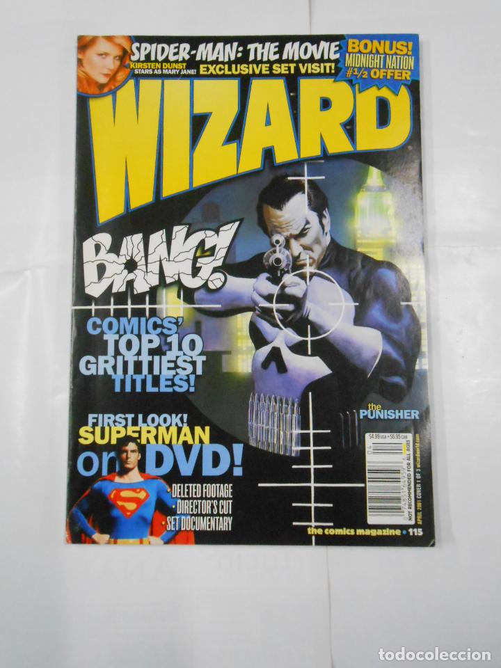 Comics: WIZARD. THE COMICS MAGAZINE. N&ordm; 115. APRIL 2001. EN INGLES. TDKC17