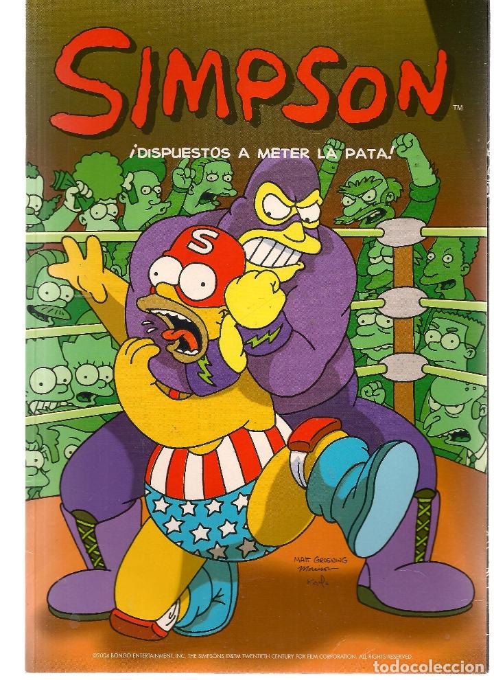 C&oacute;mics: SIMPSON. N&ordm; 37. &iexcl;DISPUESTOS A METER LA PATA!. BONGO . (ST/) - Foto 1