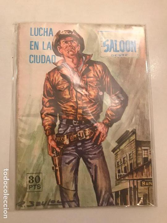 Comics: COLECCION OESTE NUMERADOS N&ordm; 213. SALOON. LUCHA EN LA CIUDAD. VILMAR 1981