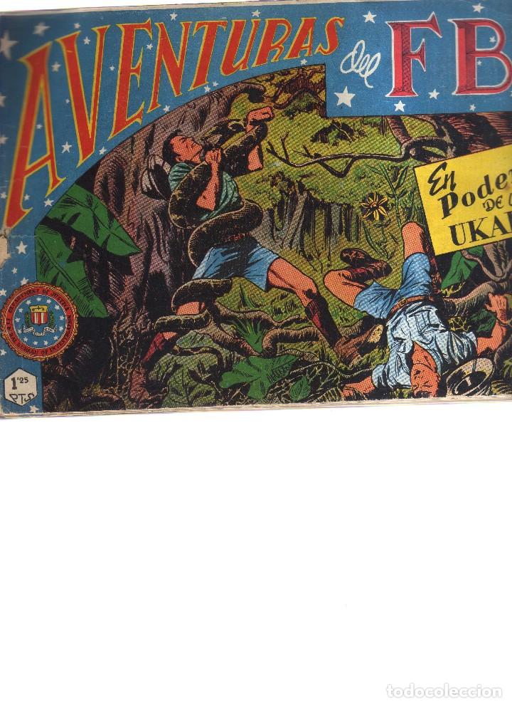 C&oacute;mics: AVENTURA DEL FBI ORIGINALES 10 NUMEROS N,89,27,107,64,75,102,65,6671,73
